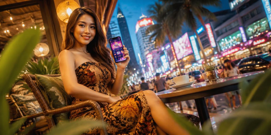Pengguna Kuala Lumpur membuat deposit menggunakan aplikasi mudah alih 4finger