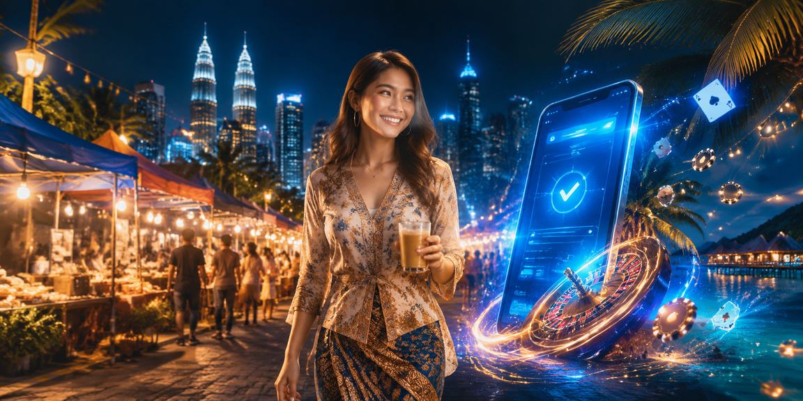 Pengguna Petaling Jaya menggunakan aplikasi kasino 4finger di telefon pintar